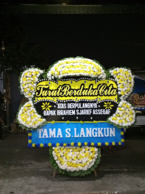 Papan Bunga Duka di Subangjaya